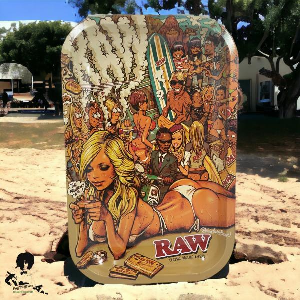 RAW Rolling Tray Summer Beach Rockin' Jelly Bean